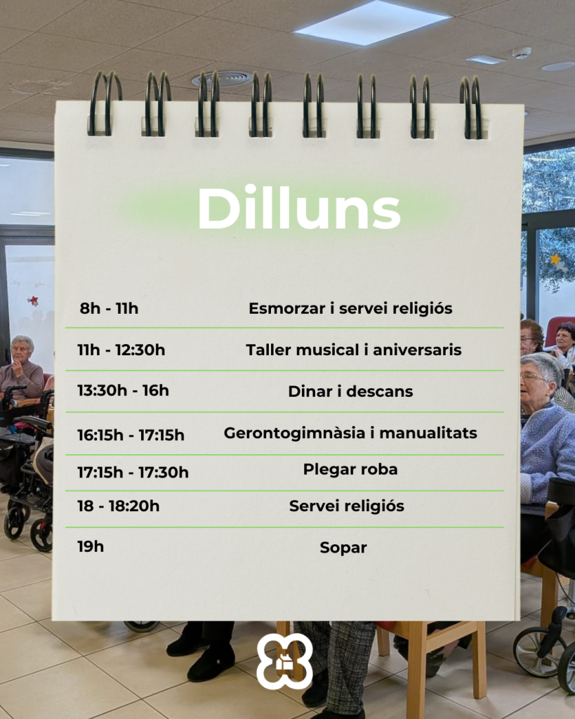 Activitats per a la gent gran a la residència Sagrat Cor