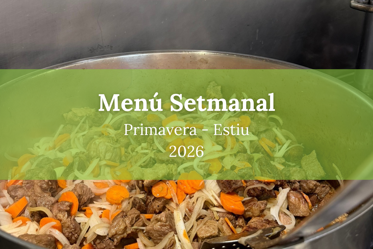 Menús de primavera-estiu al Sagrat Cor